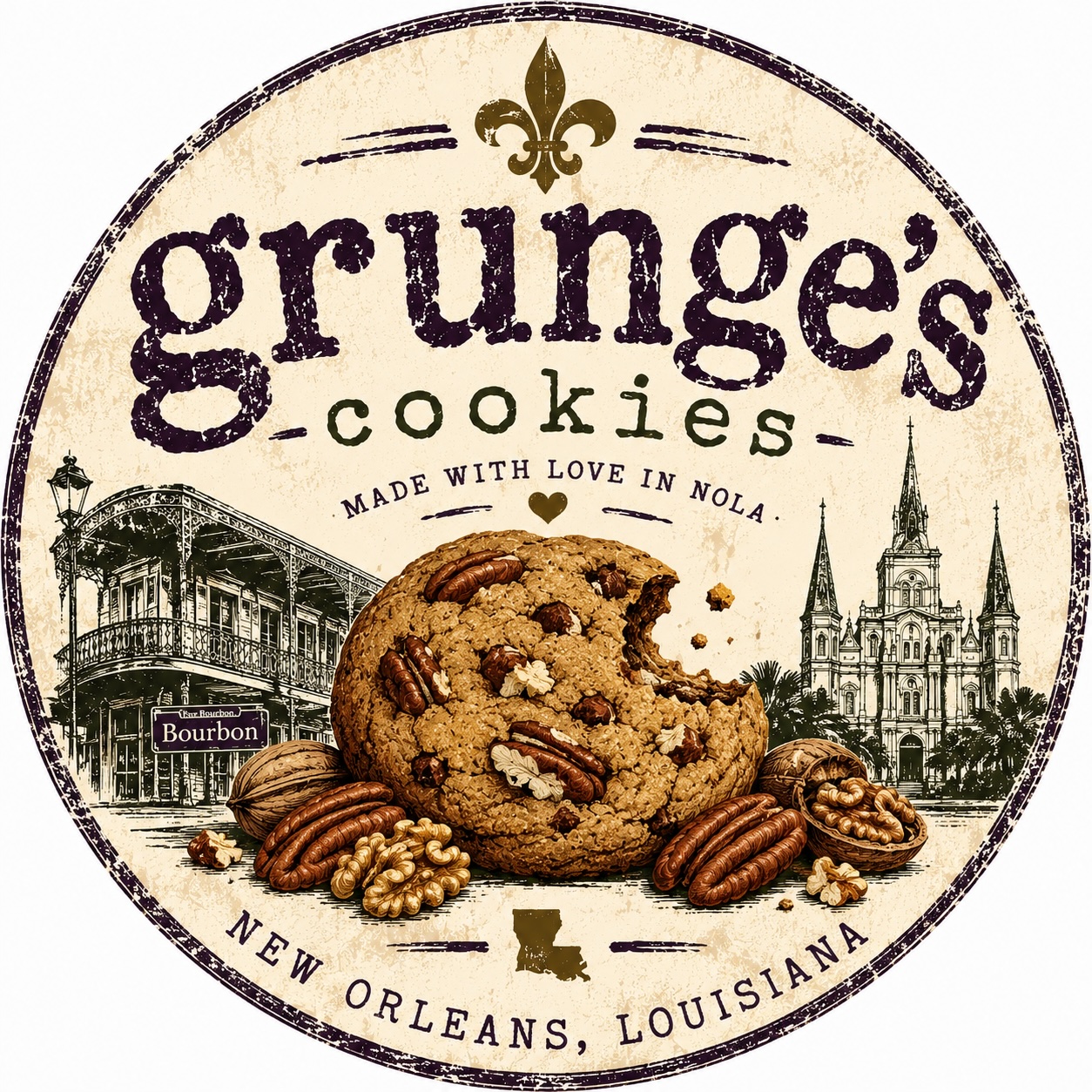 Grunge's Happy Time Sativa cookie logo